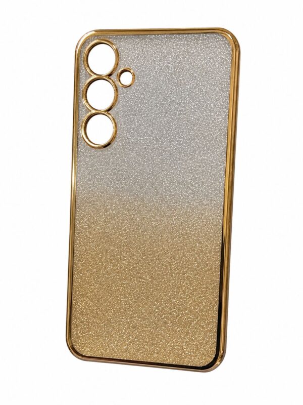 Funda brillo dorado Samsung a25
