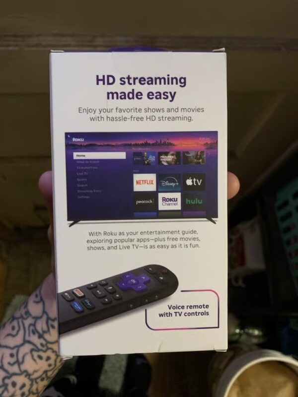 TV BOX SMART TV ROKU STREAMING STCK