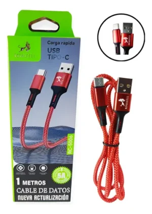CABLE TIPO C 5A ROYAL CELL TIPO CORDON RC5006