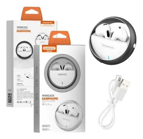 AURICULAR TWINS BASE REDONDA SOMOSTEL SMS-I68