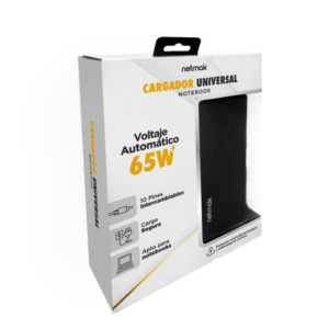 CARGADOR UNIVERSAL NOTEBOOK 65W NETMAK NM-1284 10