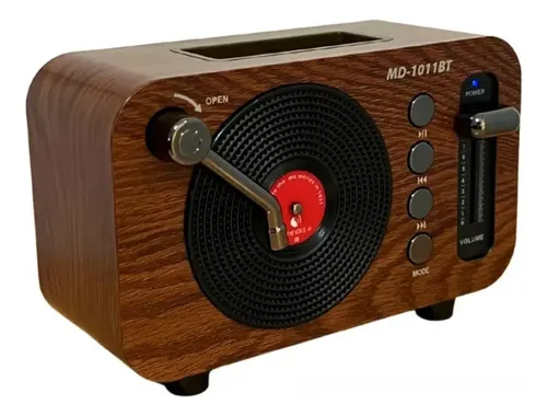 RADIO VINTAGE MADERA MS-1011BT