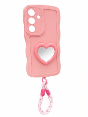 Funda Wavi Mirror c/brazalete y espejo Samsung s25 plus