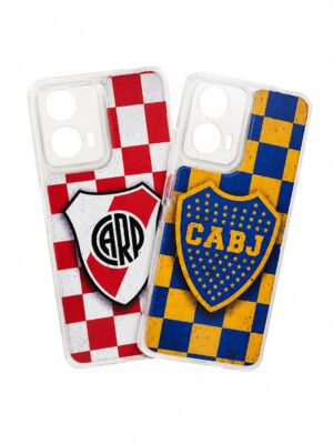 Funda futbol BOCA/RIVER Motorola G24