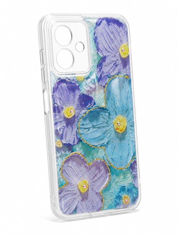 Funda flor Violeta Motorola G54