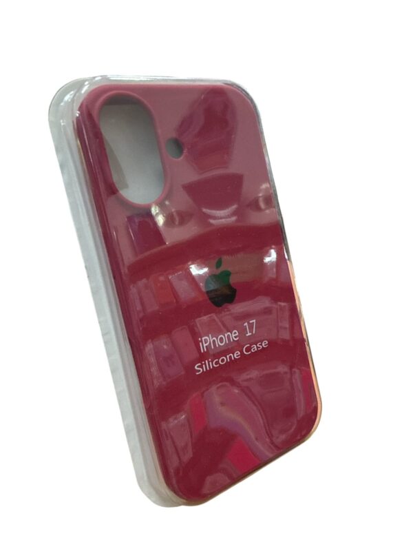 Funda silicona Logo iPhone 17