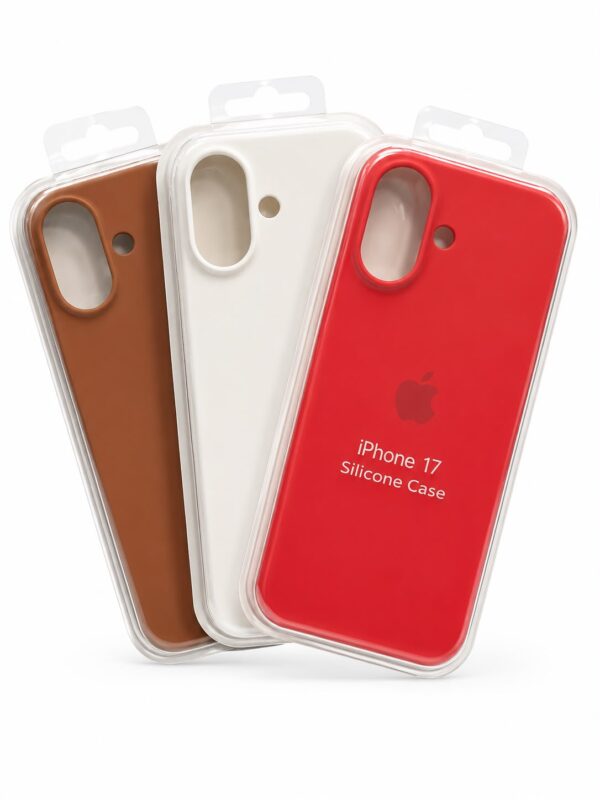 Funda silicona Logo iPhone 17