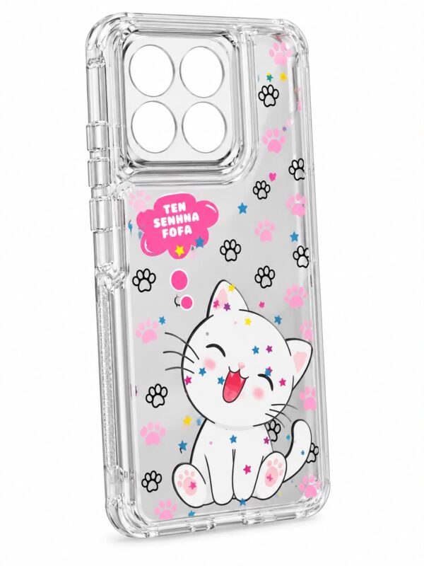 Funda transparente Motorola G86 Reforzada con diseño