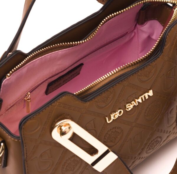 CARTERA ALMENDRA 35769 UGO SANTINI -CAMEL-